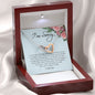 Apology Gift for Her, Interlocking Heart Necklace