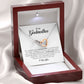 To My Godmother, Interlocking Heart Necklace