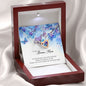 Bonus Mom Gift, Interlocking Heart Necklace