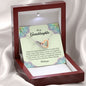 To Our Granddaughter, Interlocking Heart Necklace
