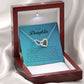 To My Daughter, Interlocking Heart Necklace