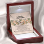 To My Lovely Stepdaughter, Interlocking Heart Necklace