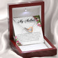My Mother on My Wedding Day, Interlocking Heart Necklace