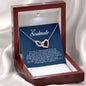 To My Soulmate, Interlocking Heart Necklace