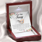 I am Truly Sorry, Interlocking Heart Necklace