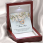 Bonus Mom Gift, Interlocking Heart Necklace