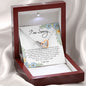 Apology Gift for Her, Interlocking Heart Necklace