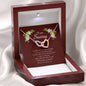 Interlocking Heart Necklace, I'm Sorry Card, Apology Gift For Her, Forgiveness Gift, I’m Sorry Gift For Wife / Girlfriend, Gift To Say Sorry