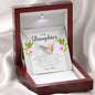 Interlocking Heart Necklace, Daughter Gift from Mom