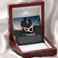 To My Soulmate, Interlocking Heart Necklace