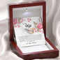 To My Wife , Interlocking Heart Necklace