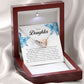 To My Daughter, Interlocking Heart Necklace