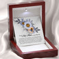 Mother In Law Gift on Wedding Day, Interlocking Heart Necklace