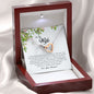 To My Wife , Interlocking Heart Necklace
