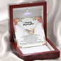 To My Amazing Stepdaughter, Interlocking Heart Necklace