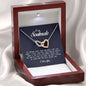 To My Soulmate, Interlocking Heart Necklace