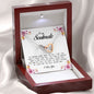 To My Soulmate, Interlocking Heart Necklace