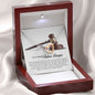 Future Lawyer Gift, Interlocking Heart Necklace
