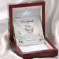 Husband to Wife Gift, Interlocking Heart Necklace