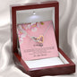 To My Wife , Interlocking Heart Necklace