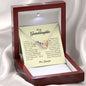 Granddaughter Gift, Interlocking Heart Necklace, Gift from Grandpa