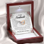 To My Soulmate, Interlocking Heart Necklace
