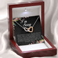 I'm Sorry, Interlocking Heart Necklace