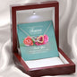 To My Maid of Honor, Interlocking Heart Necklace
