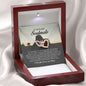 To My Beautiful Soulmate, Interlocking Heart Necklace