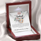 To My Soulmate, Interlocking Heart Necklace