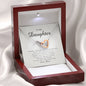 Interlocking Heart Necklace, Gift for Daughter from Mom