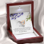 To My Wife , Interlocking Heart Necklace