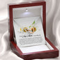 Mother In Law Gift on Wedding Day, Interlocking Heart Necklace