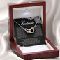 To My Soulmate, Interlocking Heart Necklace