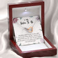 To My Sister to Be, Interlocking Heart Necklace