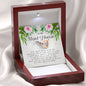 Interlocking Heart Necklace, To My Maid of Honor