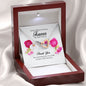 To My Maid of Honor, Interlocking Heart Necklace