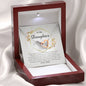 Interlocking Heart Necklace, Daughter Gift from Dad