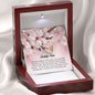 Fertility Wish Gift, Interlocking Heart Necklace