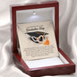 To a Beautiful Girl on Her Graduation Day, Interlocking Heart Necklace