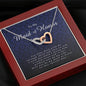 Interlocking Heart Necklace, To My Maid of Honor