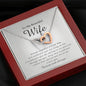 Interlocking Heart Necklace, To My Beautiful Wife