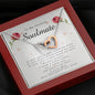 Interlocking Heart Necklace, To My Stunning Soulmate