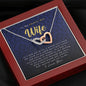 Interlocking Heart Necklace, To My Smokin' Hot Wife
