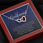 Interlocking Heart Necklace, To My Girlfriend