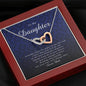 Interlocking Heart Necklace, Gift for Daughter from Dad
