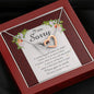 Interlocking Heart Necklace, I'm Sorry Card, Apology Gift For Her, Forgiveness Gift, I’m Sorry Gift For Wife / Girlfriend, Gift To Say Sorry