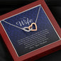 Interlocking Heart Necklace, To My Wife