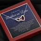 Interlocking Heart Necklace, To My Amazing Mother In Law on My Wedding Day, Wedding Gift from Son In Law, Gift from Groom