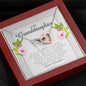 Interlocking Heart Necklace, Granddaughter Gift from Grandma